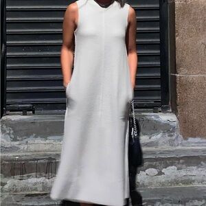 Zara sleeveless midi dress